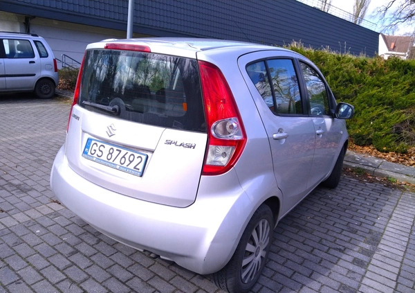 Suzuki Splash cena 10500 przebieg: 199000, rok produkcji 2009 z Słupsk małe 742